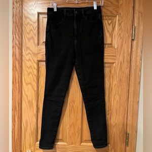 AE Black Super Hi-Rise Jegging